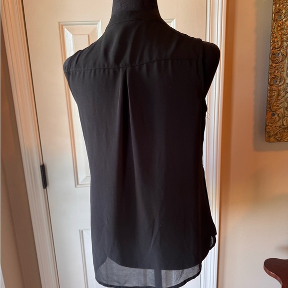 Forever 21 Sheer Black Sleeveless Blouse - Picture 3 of 9
